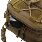 Sacoche tactique militaire pochette frontale - Rapidement accessible pour lunettes etc.