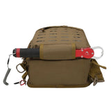 Sacoche tactique militaire vue du bas - option de transport pour objet cylindrique