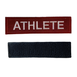 Velcro de treize centimètres sur trois centimètres pour sac de sport.