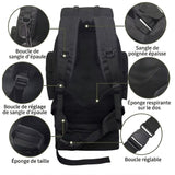 Sac de Voyage Militaire 100L – 600D, MOLLE – Imperméable, Respirant | Pour Sport et transport – vue 7