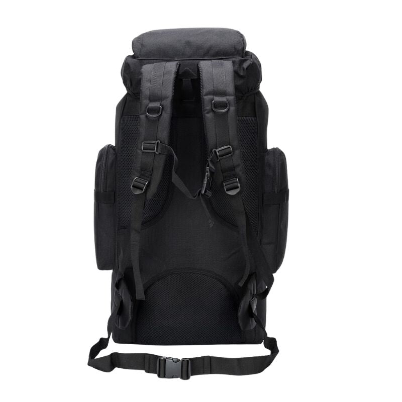 Dos rembourré et bretelles ergonomiques du sac de voyage militaire.