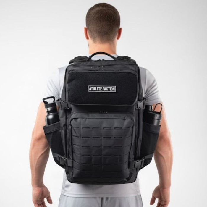 Sac à Dos de Sport "Athlète Faction" – 45L Haute Résistance, Nylon 900D – Imperméable, Auto-agrippant – vue 2