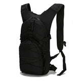 Petit sac à dos militaire noir en nylon 900 deniers indéchirable.