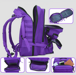 Sac à dos militaire avec ouverture à 180 degrés.