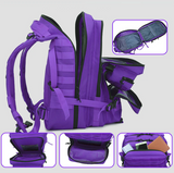Sac à dos militaire avec ouverture à 180 degrés.