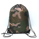 Petit sac en polyester de style militaire avec des cordages de chaque côté