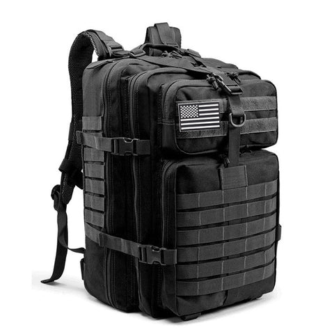 Sac à Dos Militaire Noir 50L