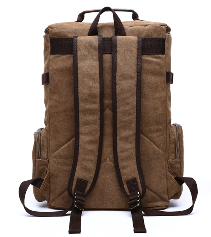 Sac à Dos Militaire Vintage – 40L, Toile | Pour Randonnée, EDC et outdoor – Brun Militaire – vue 2